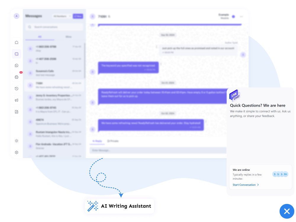 Alora Chat - AI Integrated Website Live Chat Software